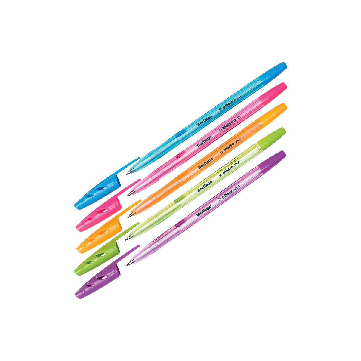 Długopis Berlingo Tribase Neon kulkowy (265896)