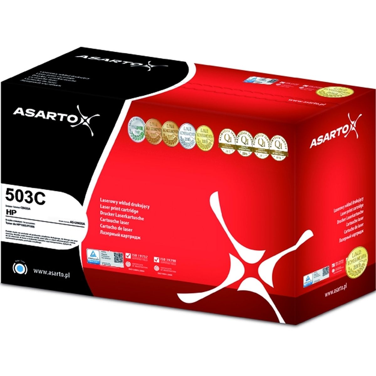 Toner alternatywny 4Jets hp q7581 cyan