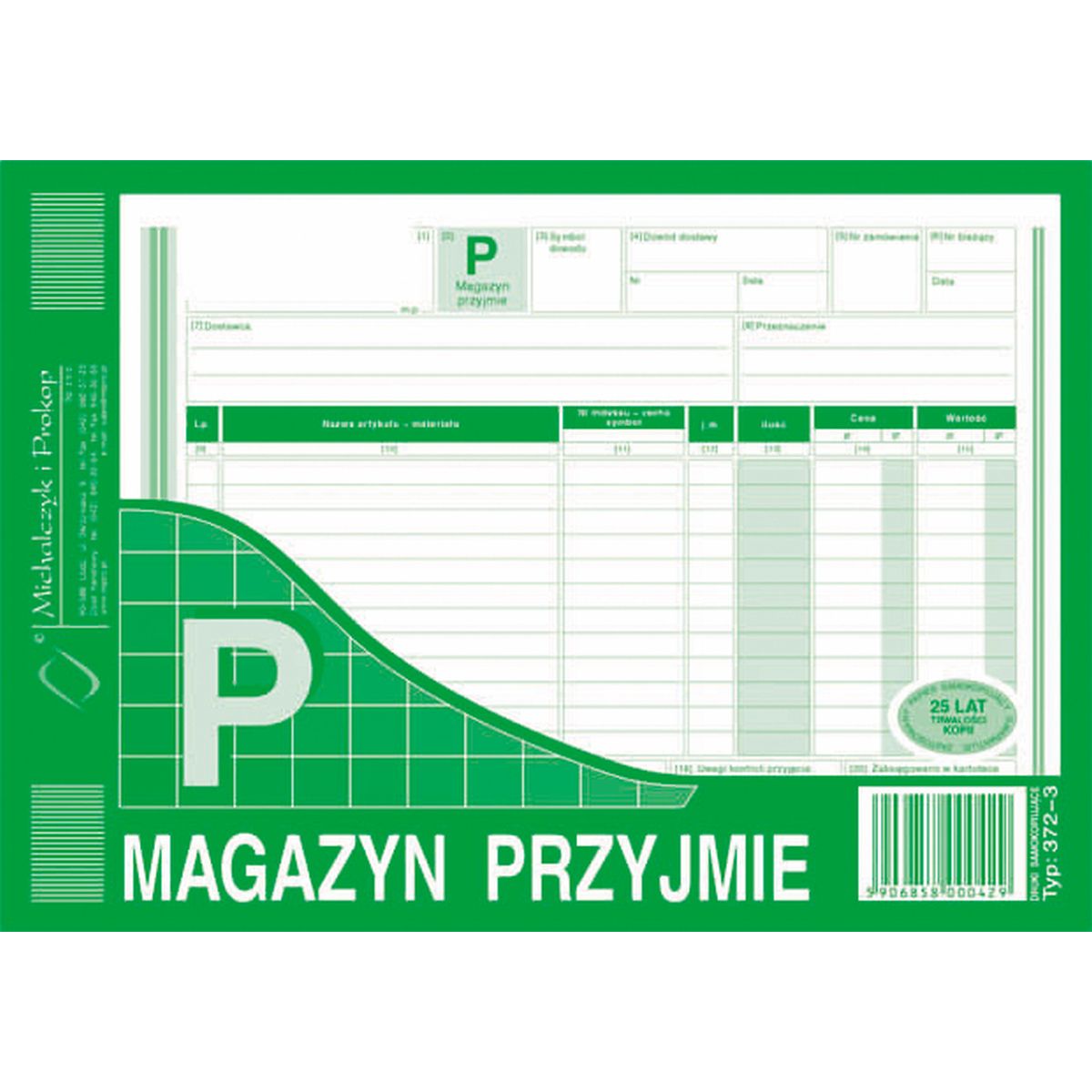 Druk offsetowy Michalczyk i Prokop Magazyn przyjmie A5 80k. (372-3)