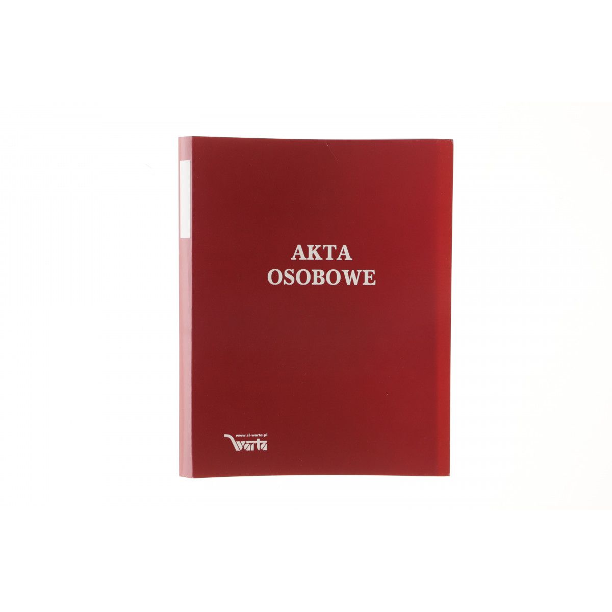 Teczka do akt osobowych Warta zadrukowana ABCDE A4 czerwony tektura (1824-339-044)