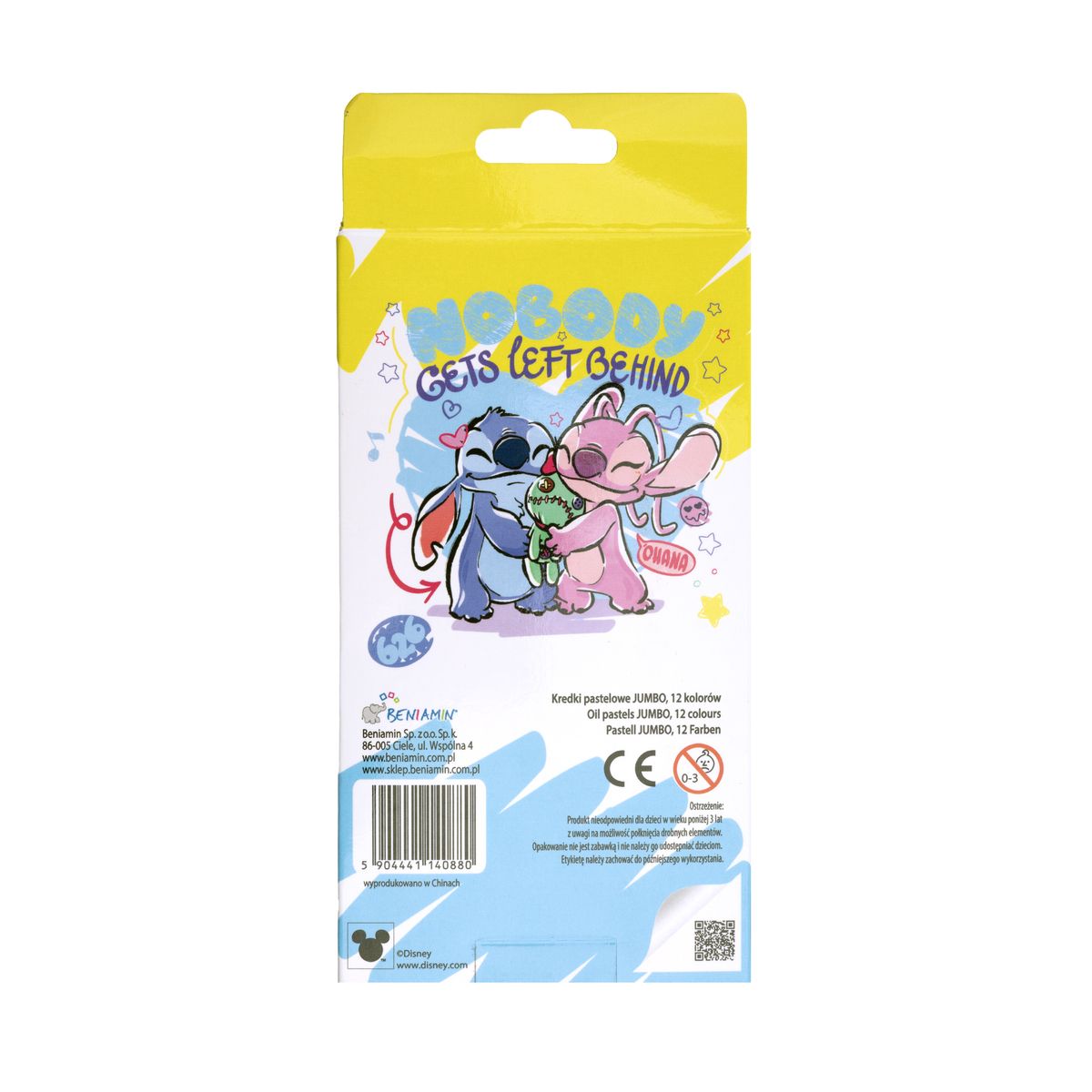 Pastele olejne Beniamin Stitch 12 kol.