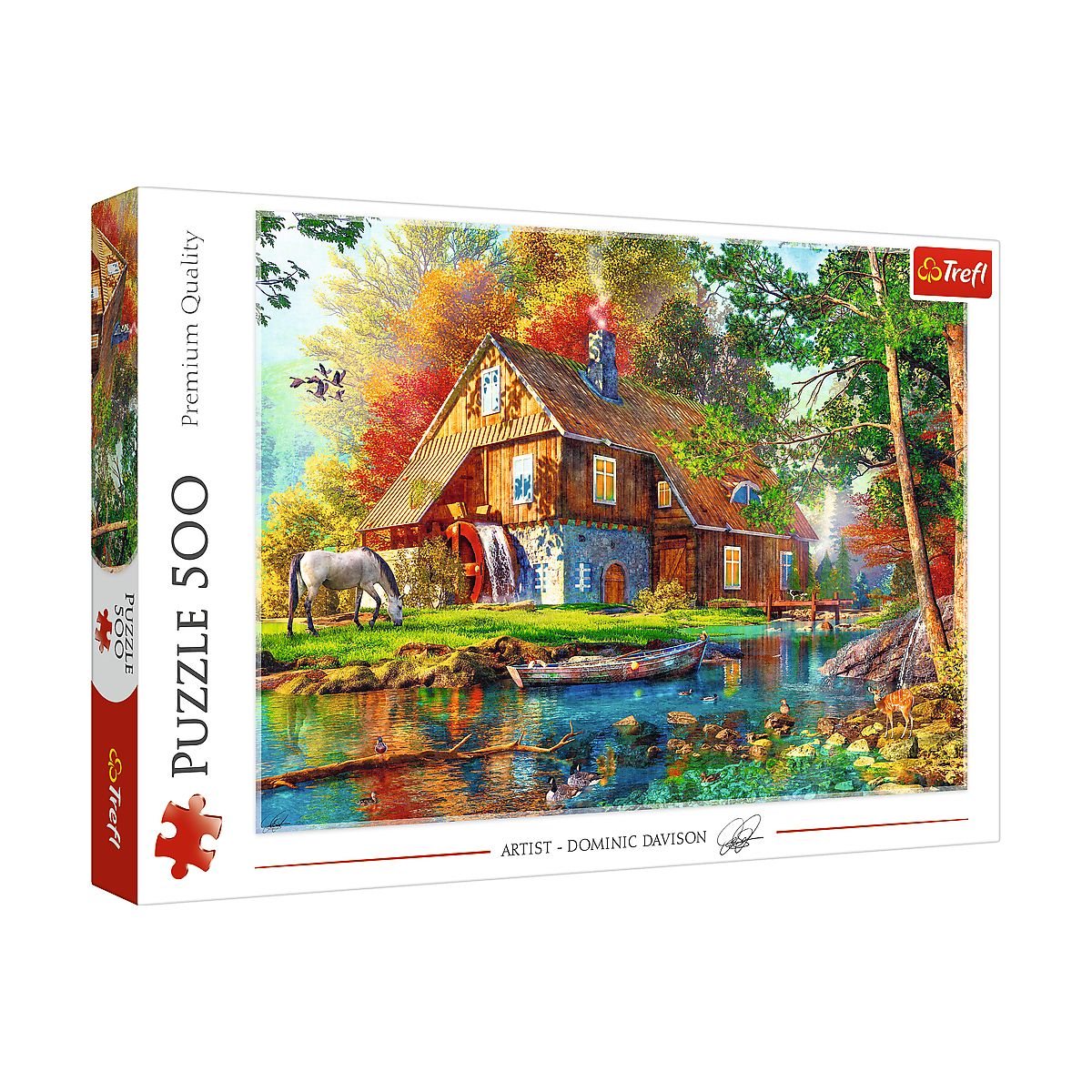 Puzzle Chatka nad rzeką 500 el. Trefl (37484)
