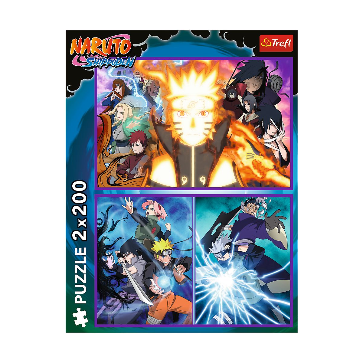 Puzzle Elio Ninja z Wioski Ukrytego Liścia 2x200 el. Trefl (13333)