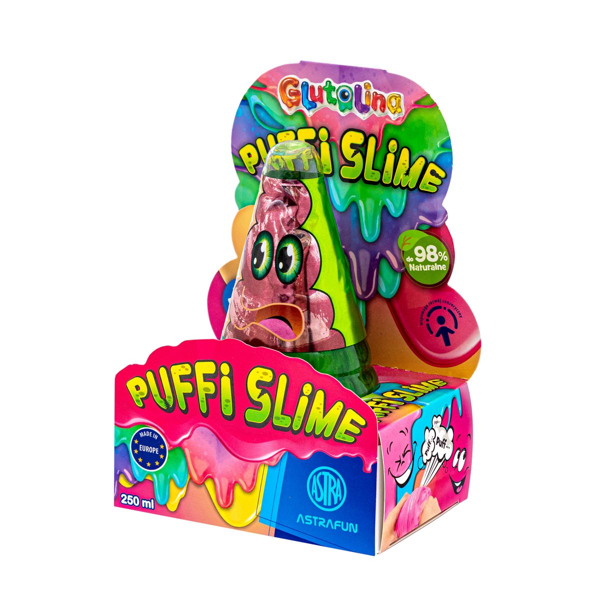 Masa plastyczna dla dzieci Astra Slime Puffi Glutolina mix (336122001)