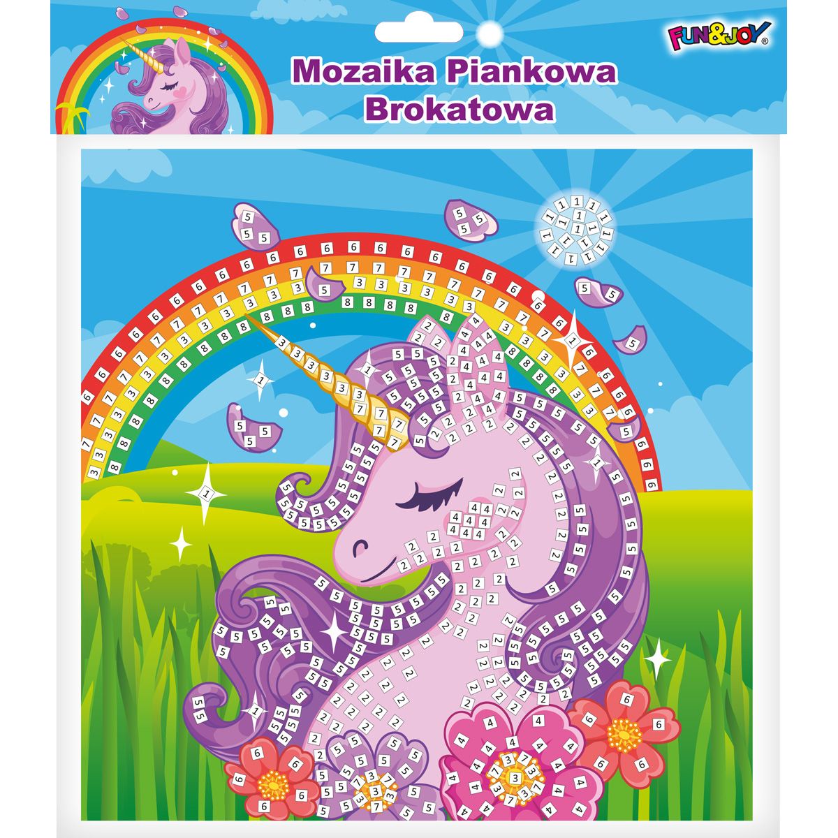 Mozaika Fun&Joy Glitter UNICORN (FJSR2202-5)