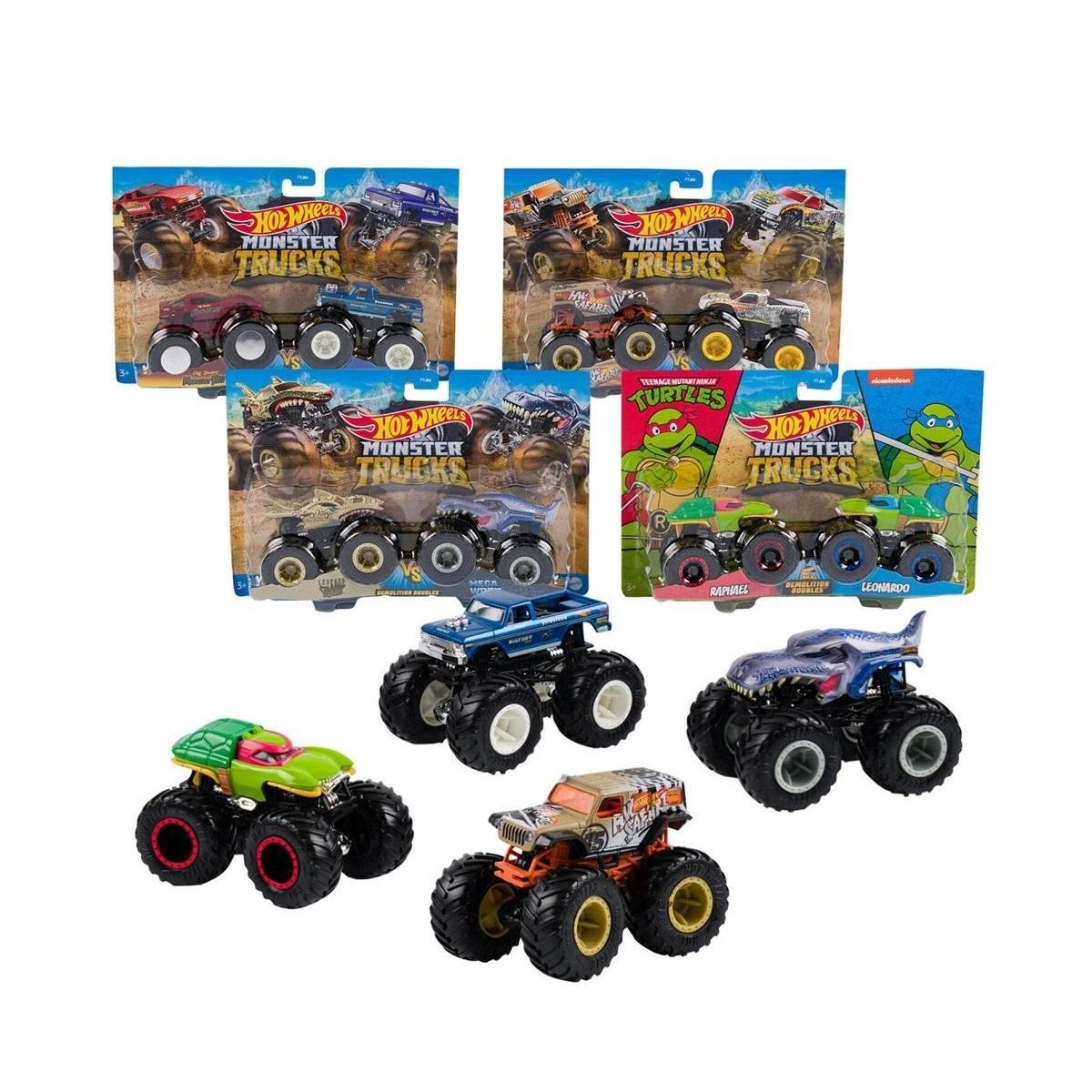 Samochód Hot Wheels Monster Trucks 2 pack 1:64 (FYJ64)