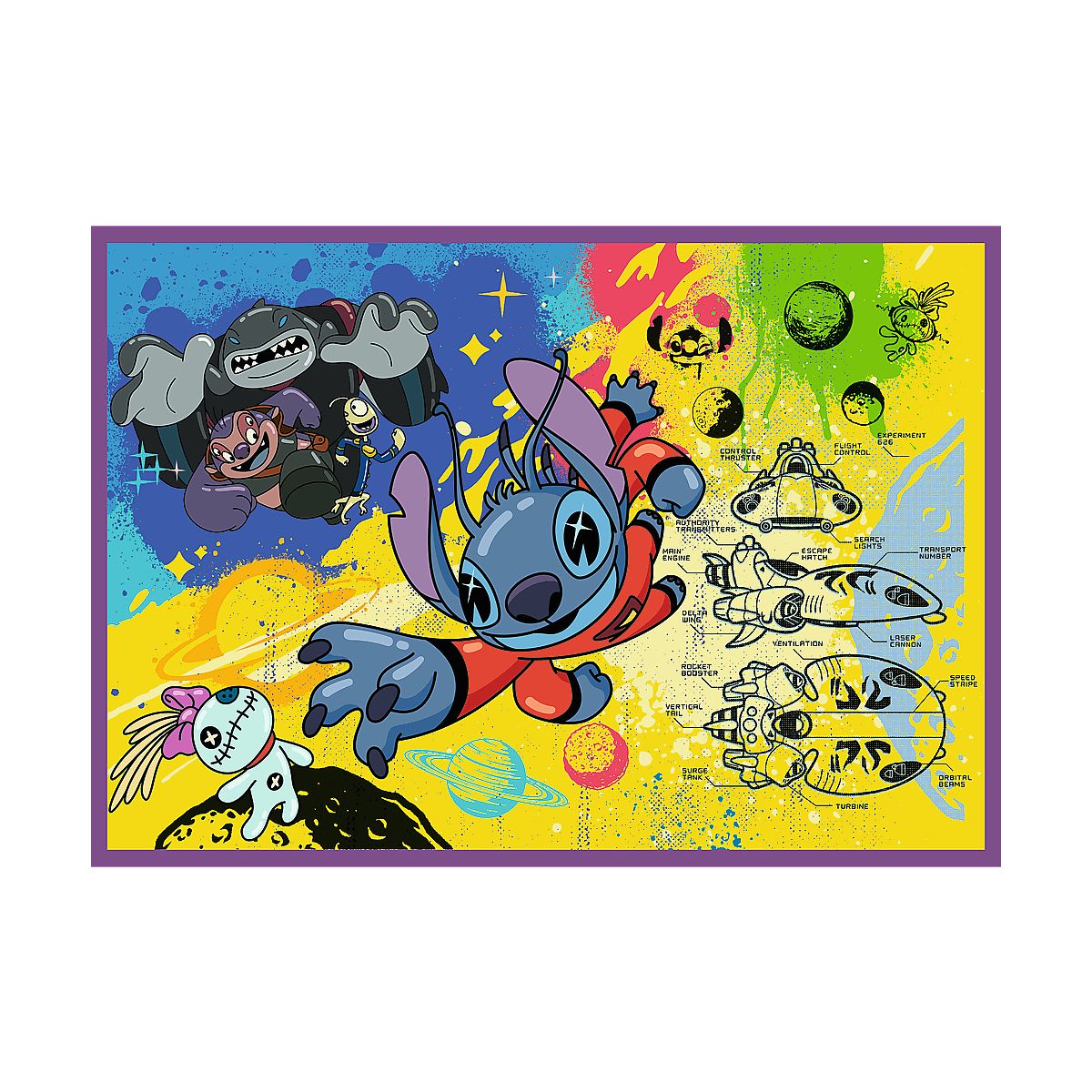 Puzzle Trefl Lilo I Stitch 4x250 el. (13311)