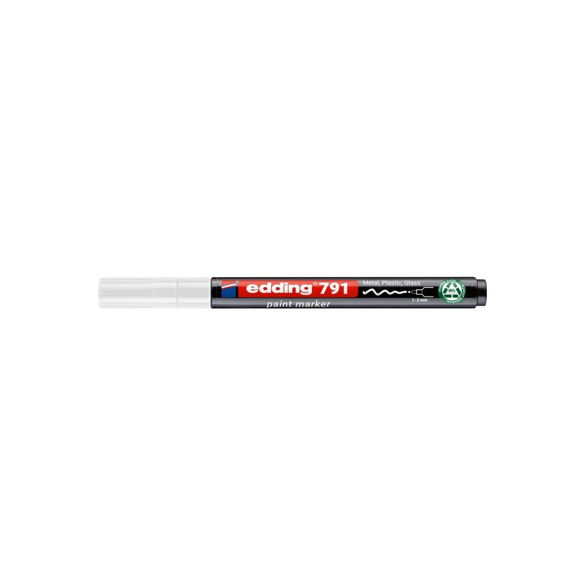 Marker olejowy PCR E-791 biały 1,0-2,0mm okrągła końcówka Edding (ED-791PCR049)