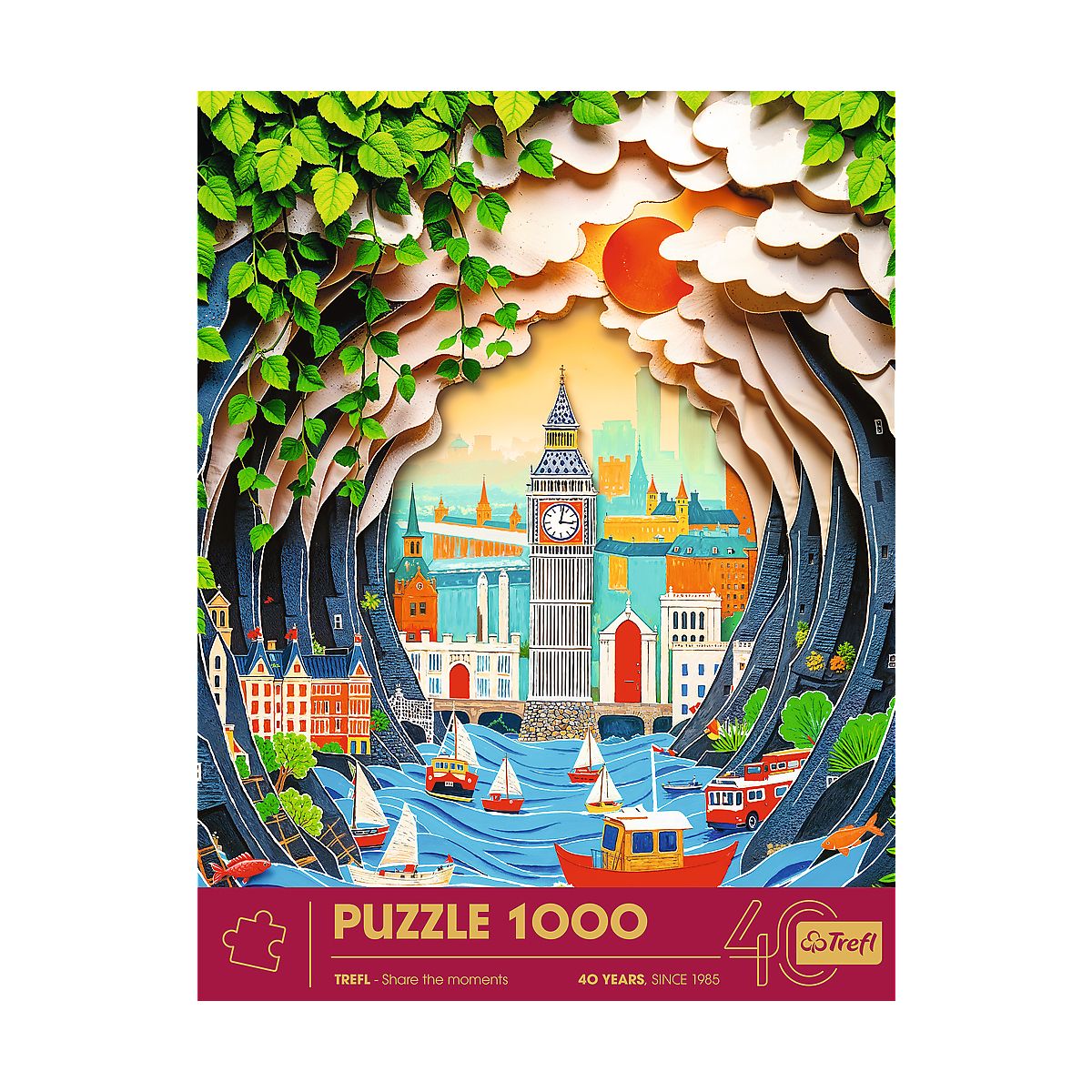 Puzzle Jubileuszowe Londyn 1000 el. Trefl (40043)