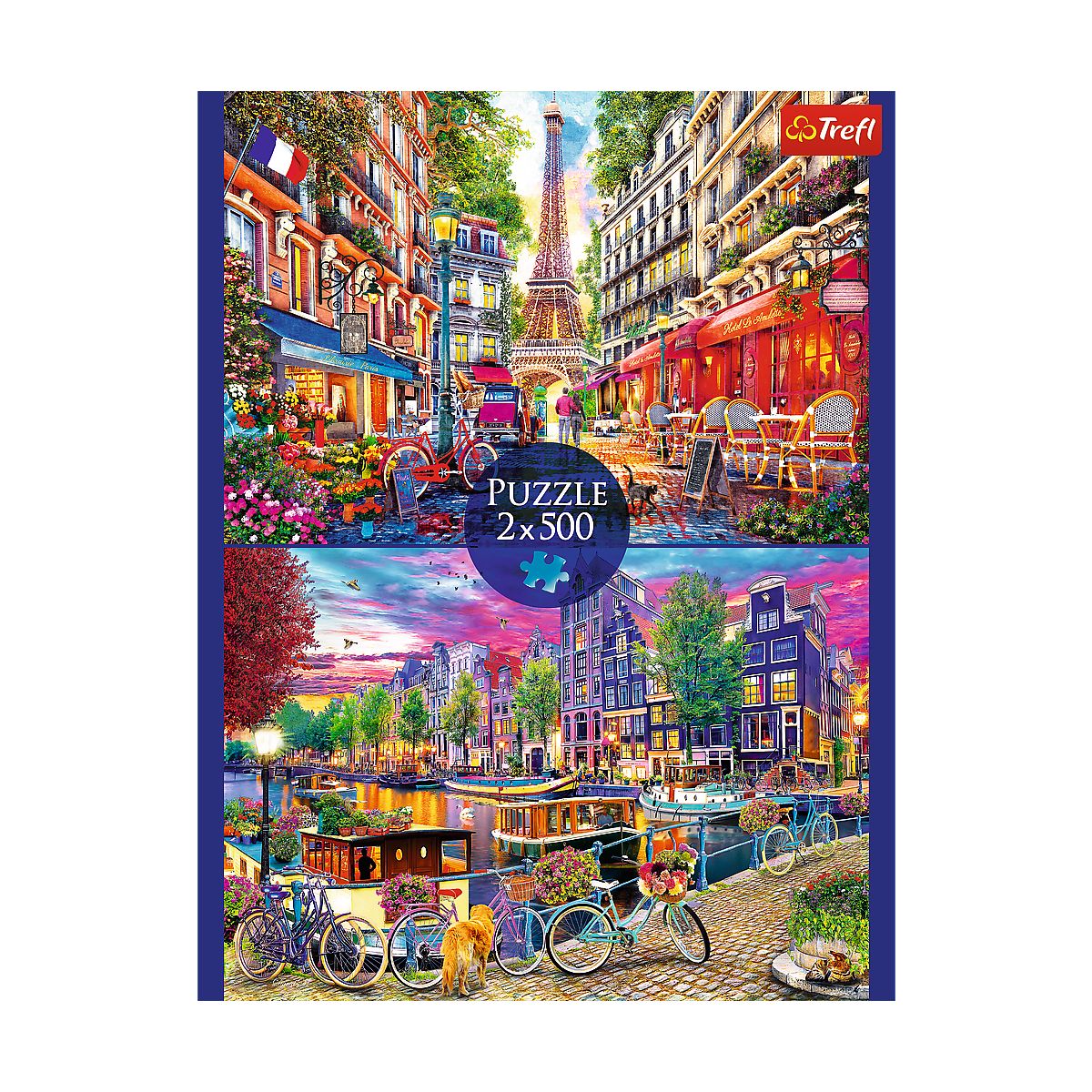 Puzzle Trefl EUROPEJSKIE STOLICE 2x500 el. (37496)