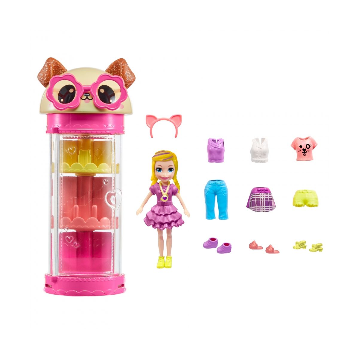 Figurka Polly Pocket karuzelka stylu Mattel (HKW04)