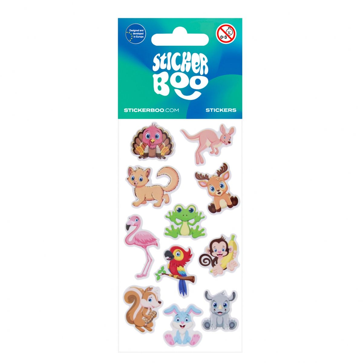 Naklejka (nalepka) Sticker Boo SWEET ANIMALS (541701)