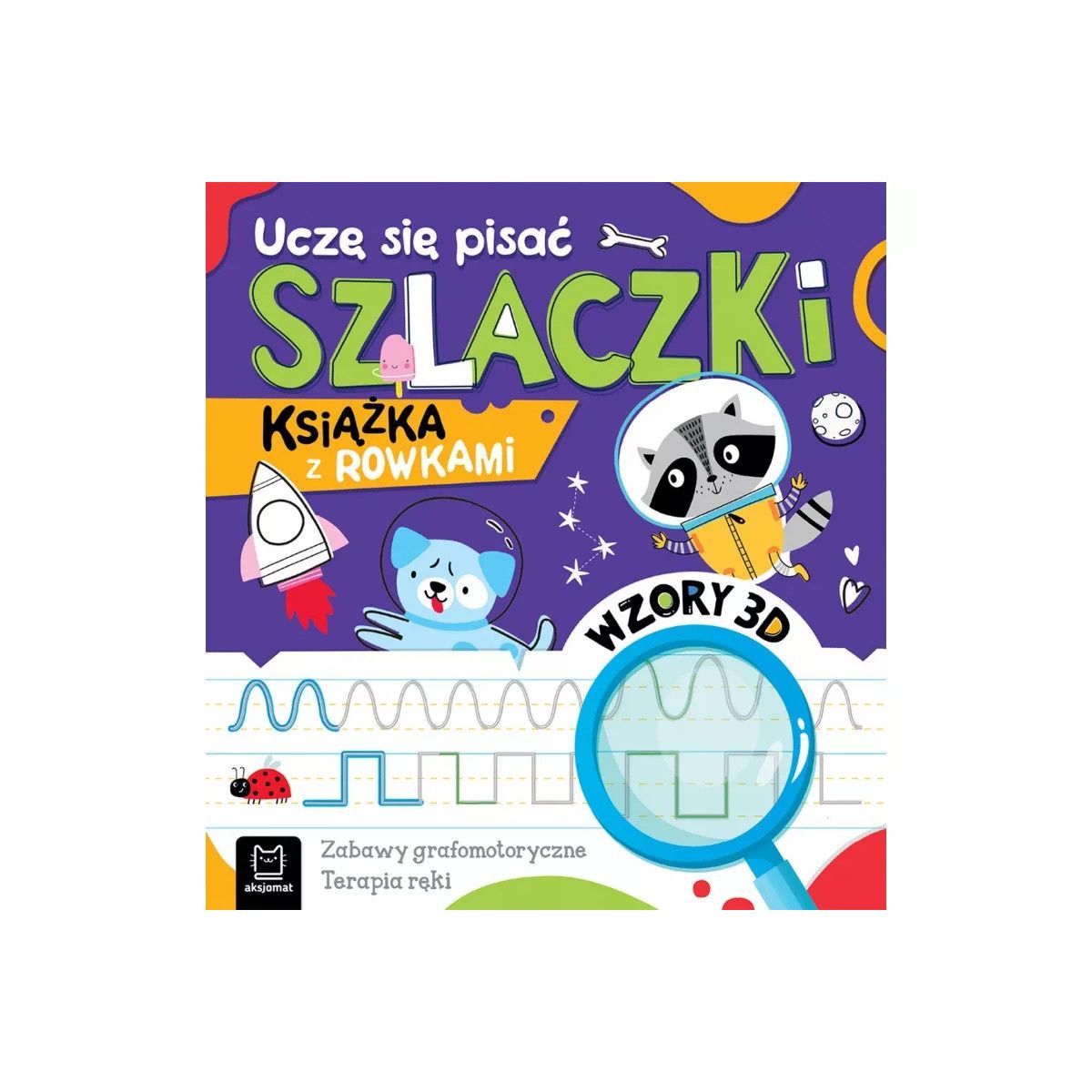 Książka dla dzieci Uczę się pisać szlaczki