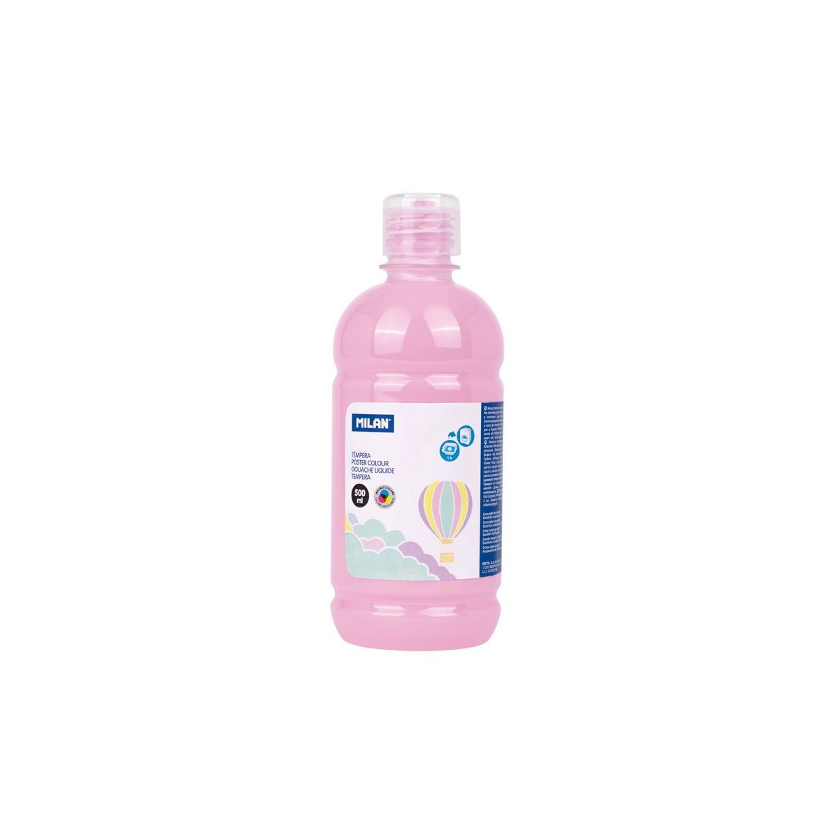 Farba tempera pastelowa kolor: różowy 500ml 1 kolor. Milan (03634P)