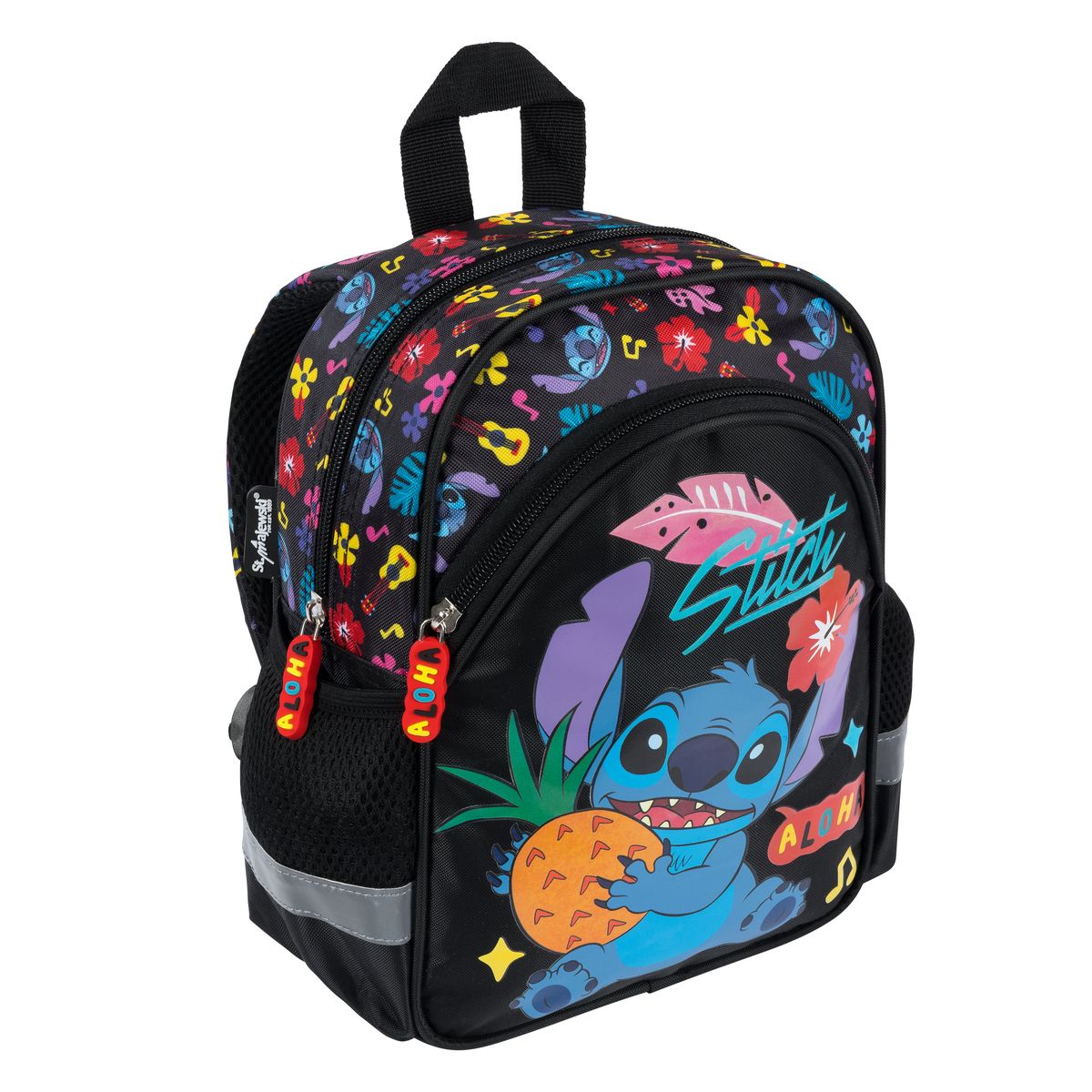 Plecak STITCH Black ALOHA PRZESZKOLNY St.Right (D1)