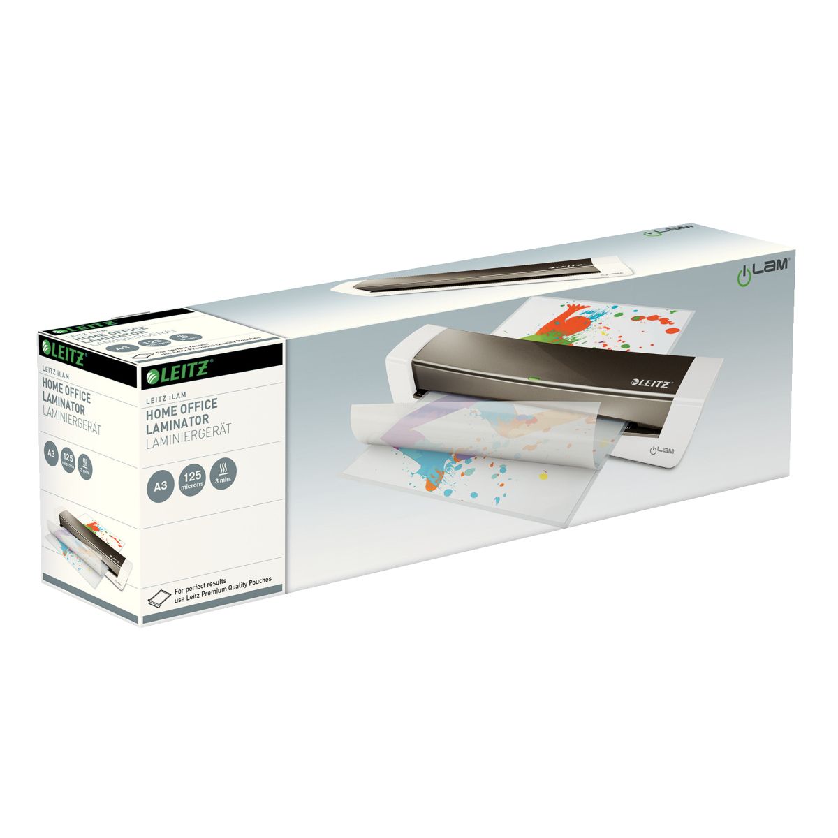 Laminator Leitz iLAM Home Office A3 szary (74400089)