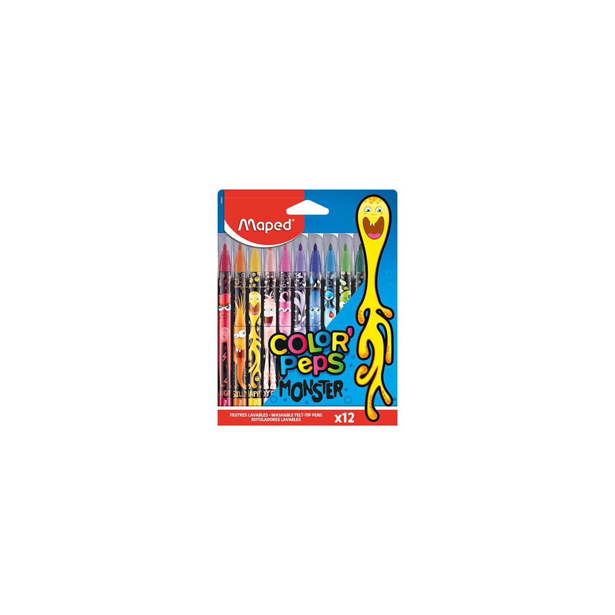 Flamaster Maped MONSTER COLORPEPS 12 kol. (845400)