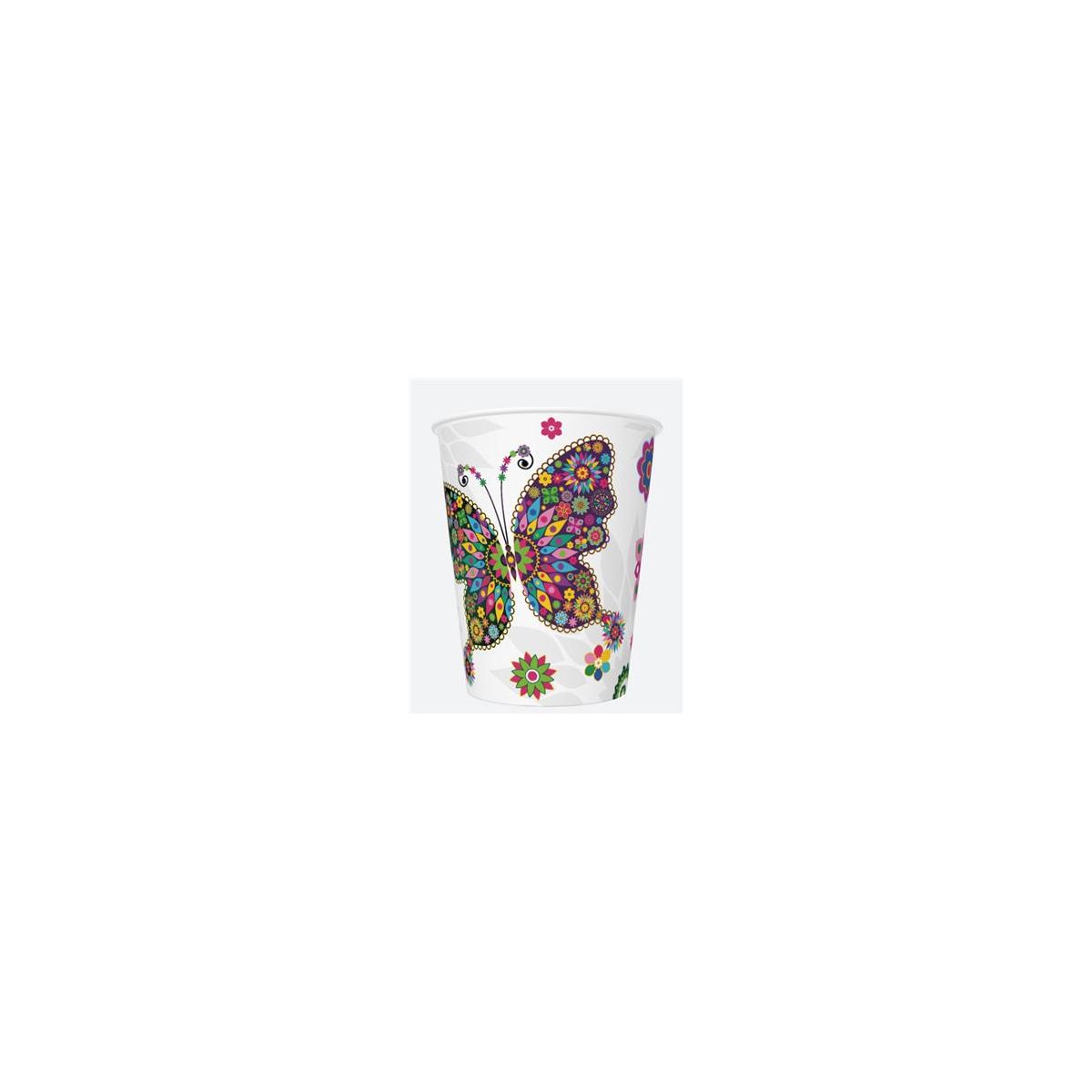 Kubek jednorazowy Pol-mak daisy papier 250ml (01)