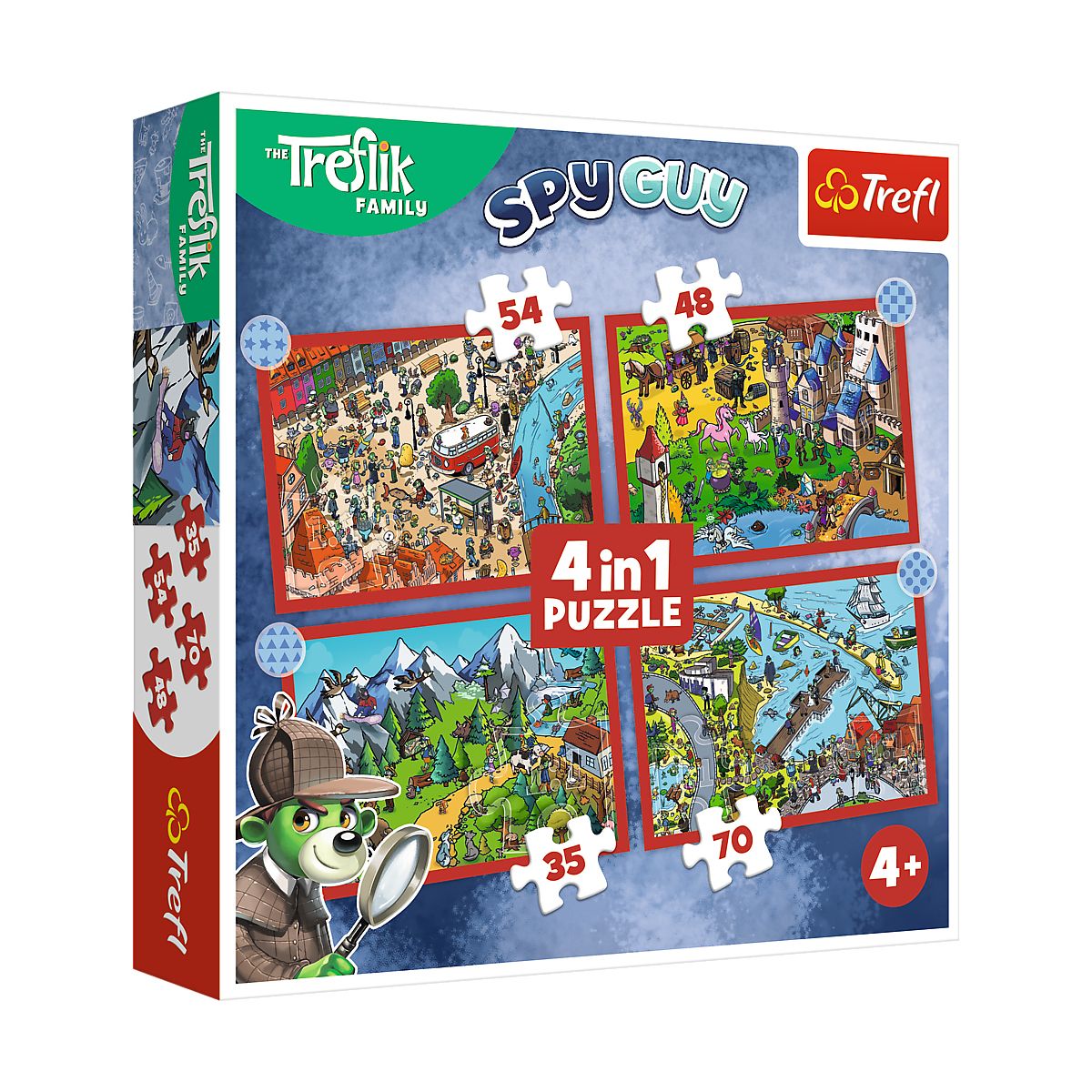 Puzzle Trefliki Podróże Trefl (34675)