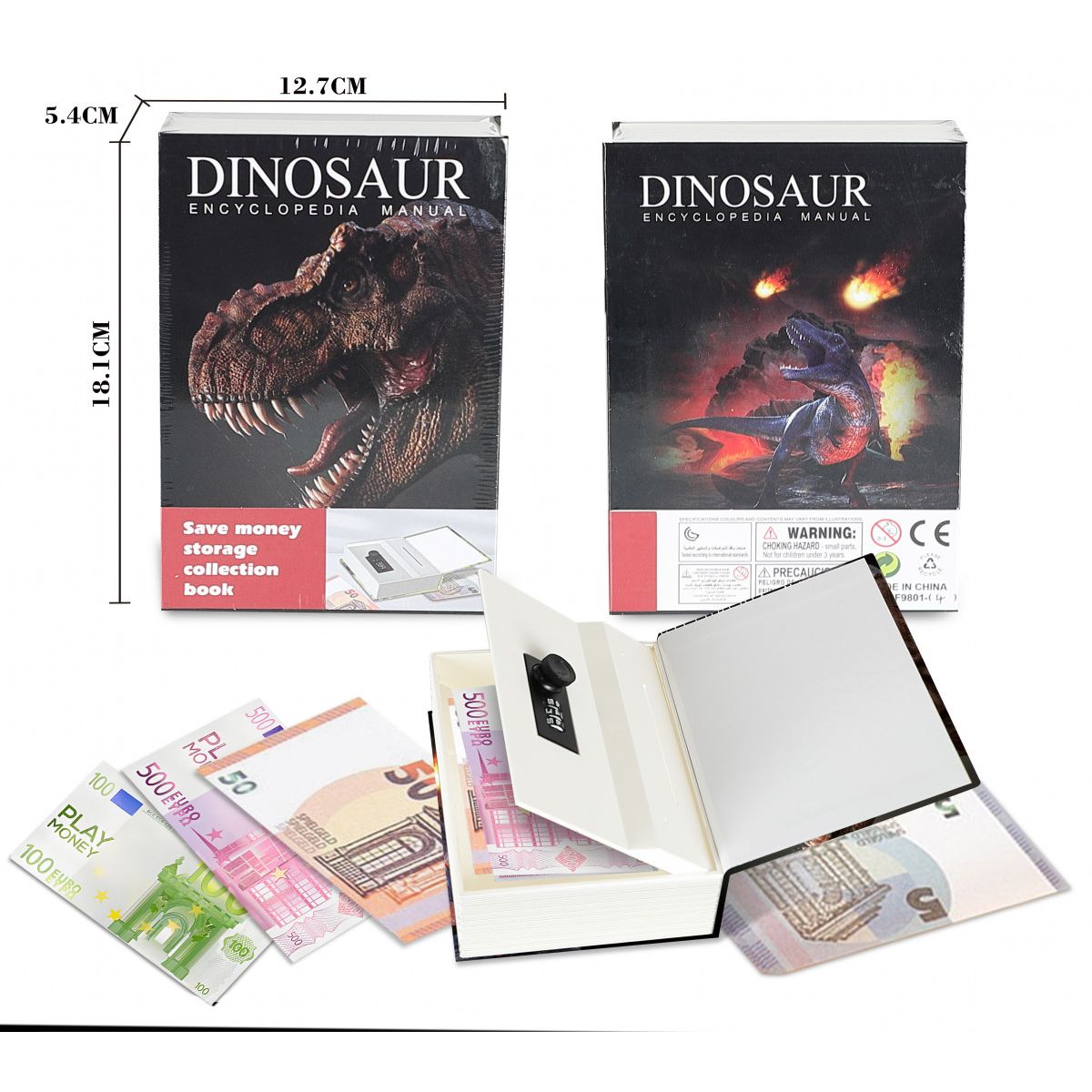 Skarbonka Lean książka dinozaur (23490)