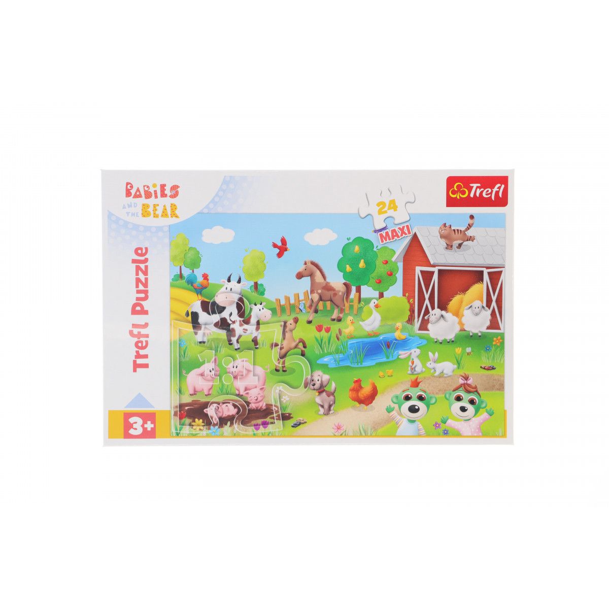 Puzzle Trefl Bobaski I Miś 24 el. (14372)