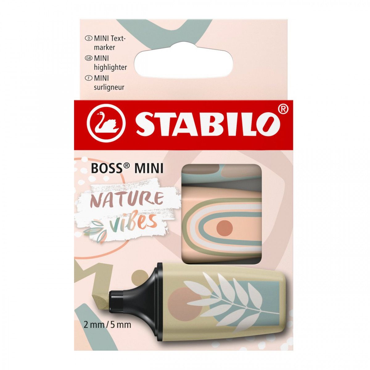 Zakreślacz BOSS MINI NATUREVIBES mix 1-5mm Stabilo (07/03-72)