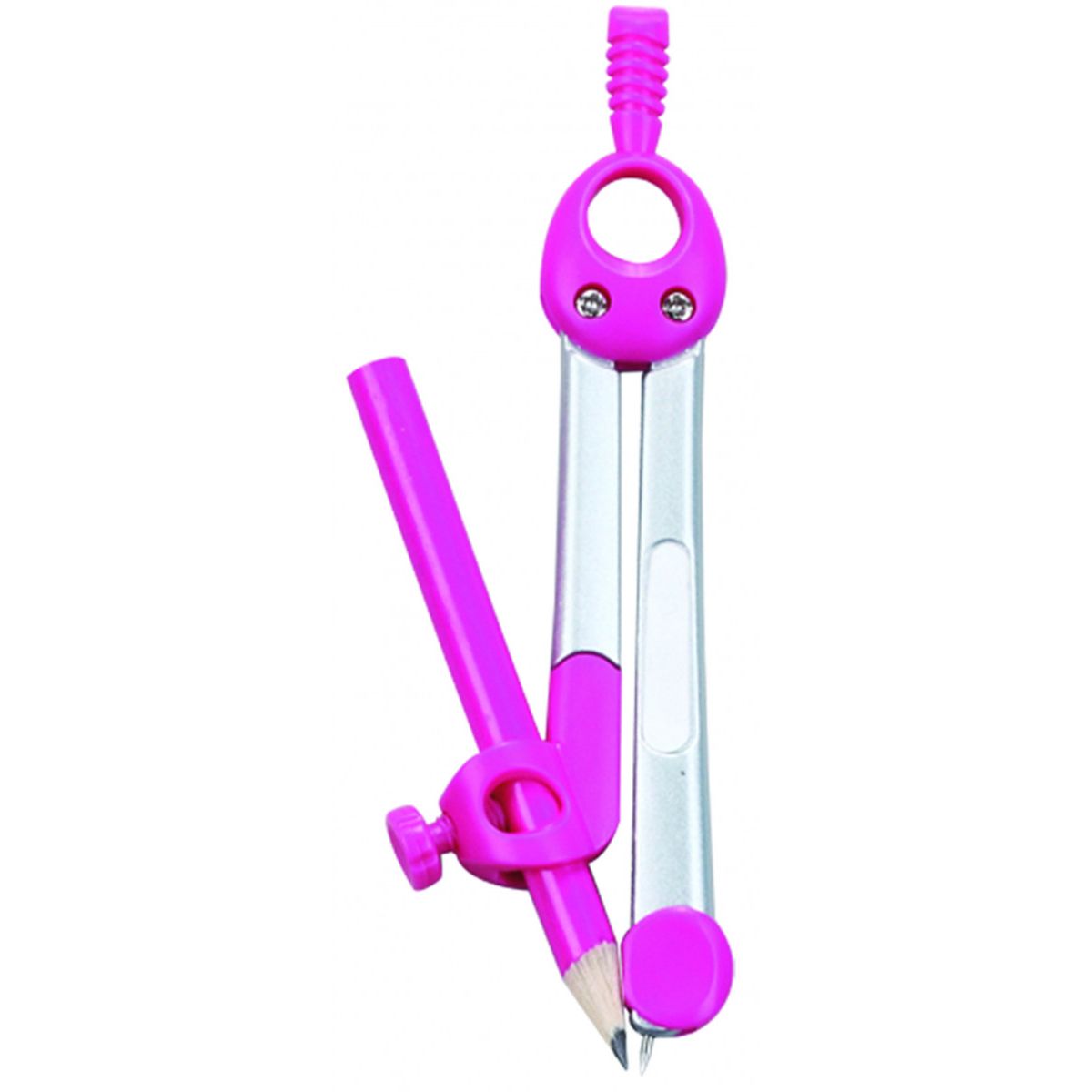 Cyrkiel Keyroad Jelly-bean metalowy w etui 2 el. (KR971121)