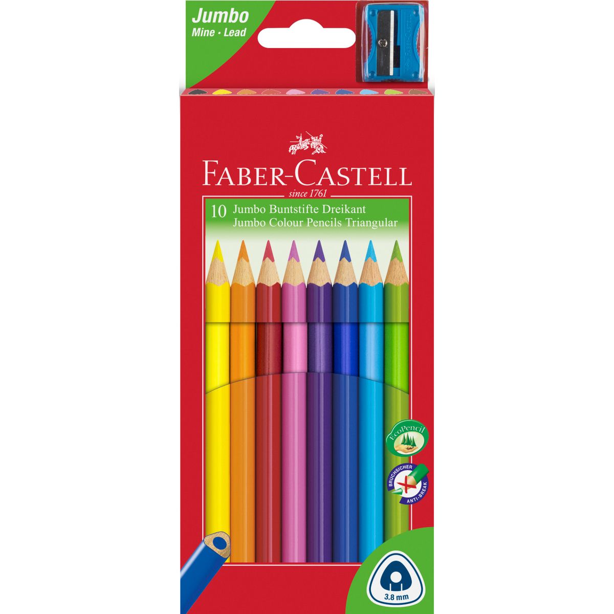 Kredki ołówkowe Faber Castell 10 kol.