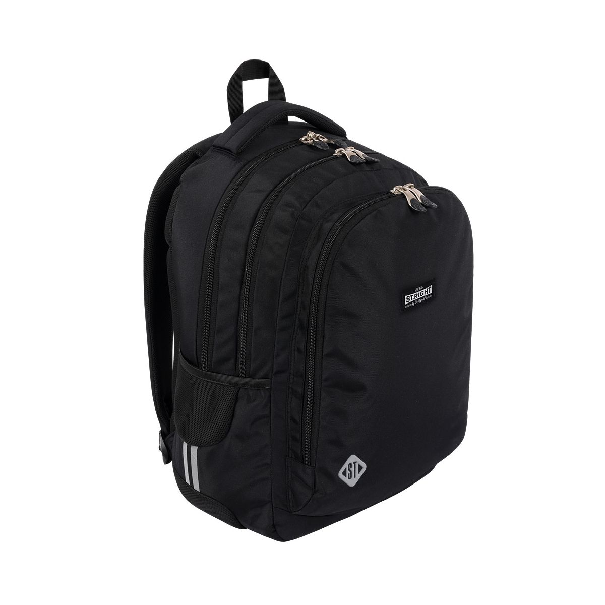 Plecak Stright BLACK VINTAGE 5903235674709 4-KOMORY St.Right (BP-73)