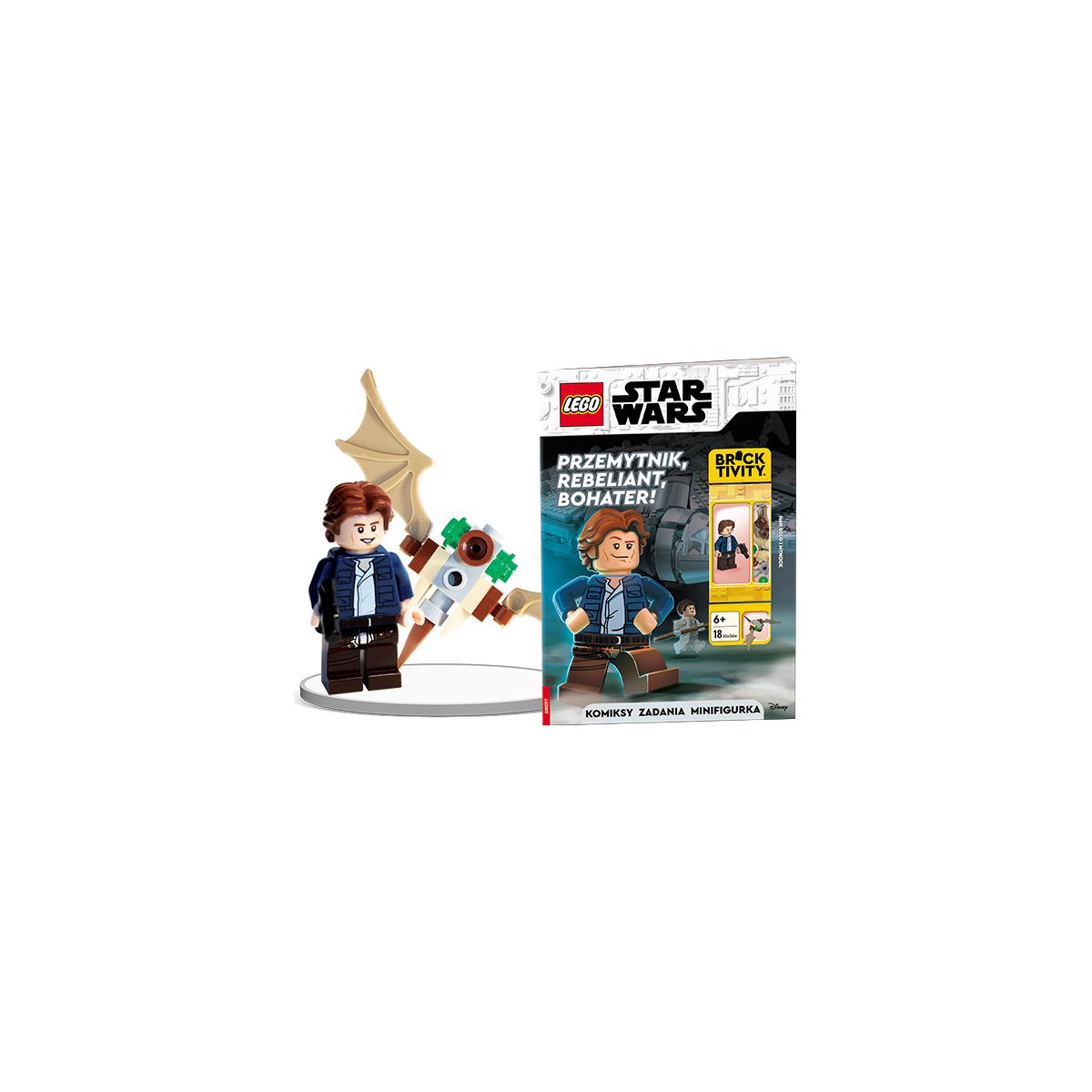 Książeczka edukacyjna Ameet LEGO® Star Wars™. Przemytnik, rebeliant, bohater! LNC 6309 P1