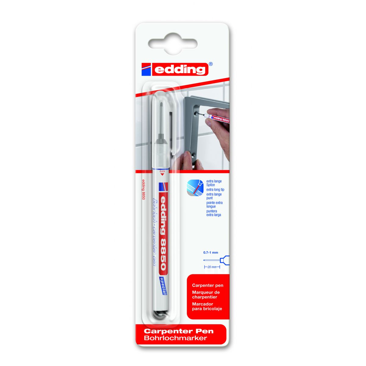 Marker specjalistyczny Edding czarny 1,0mm (ED-8850-1-4001)