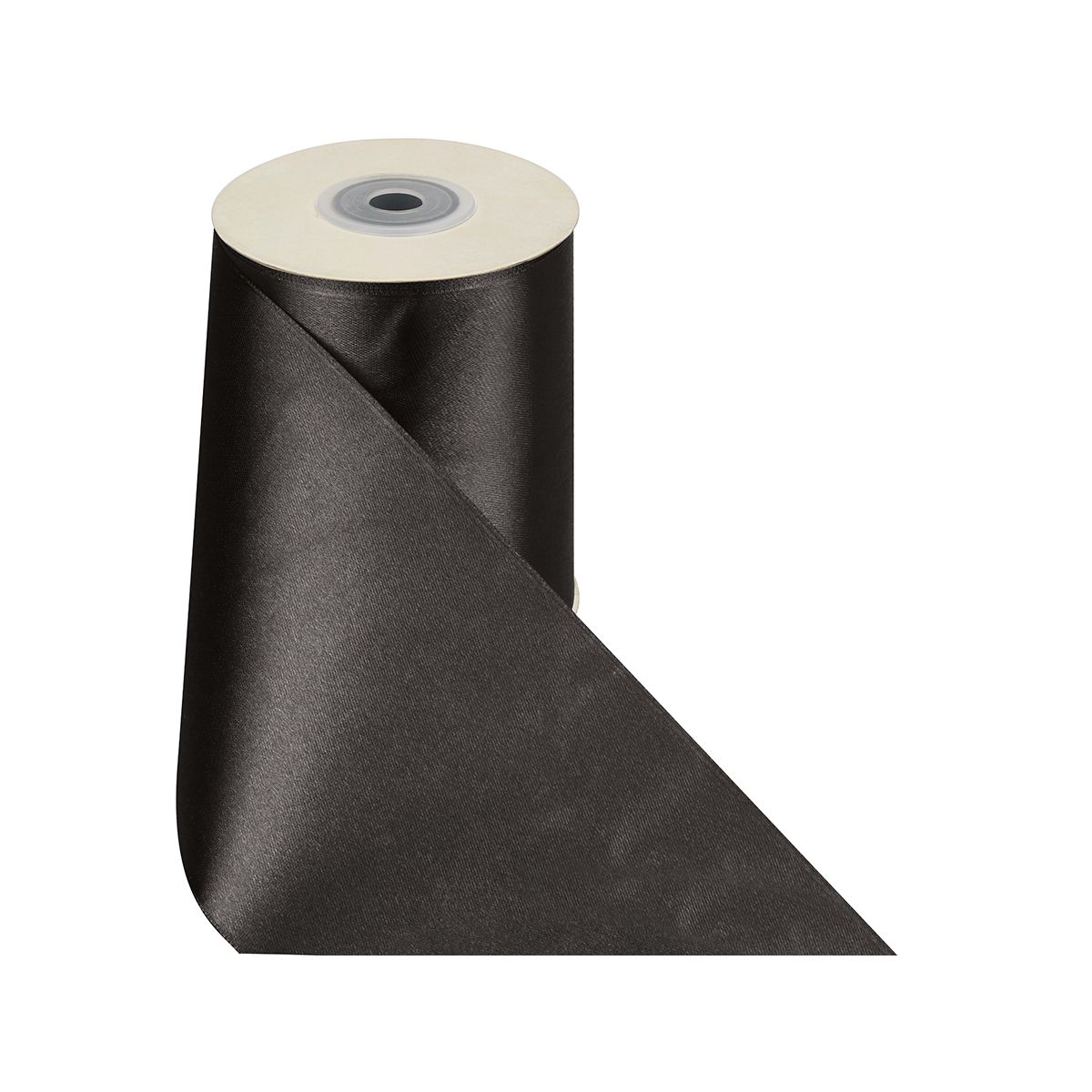 Wstążka Craft-Fun Series satynowa 100x25 [mm x m] czarny Titanum (100MM/25M 010)