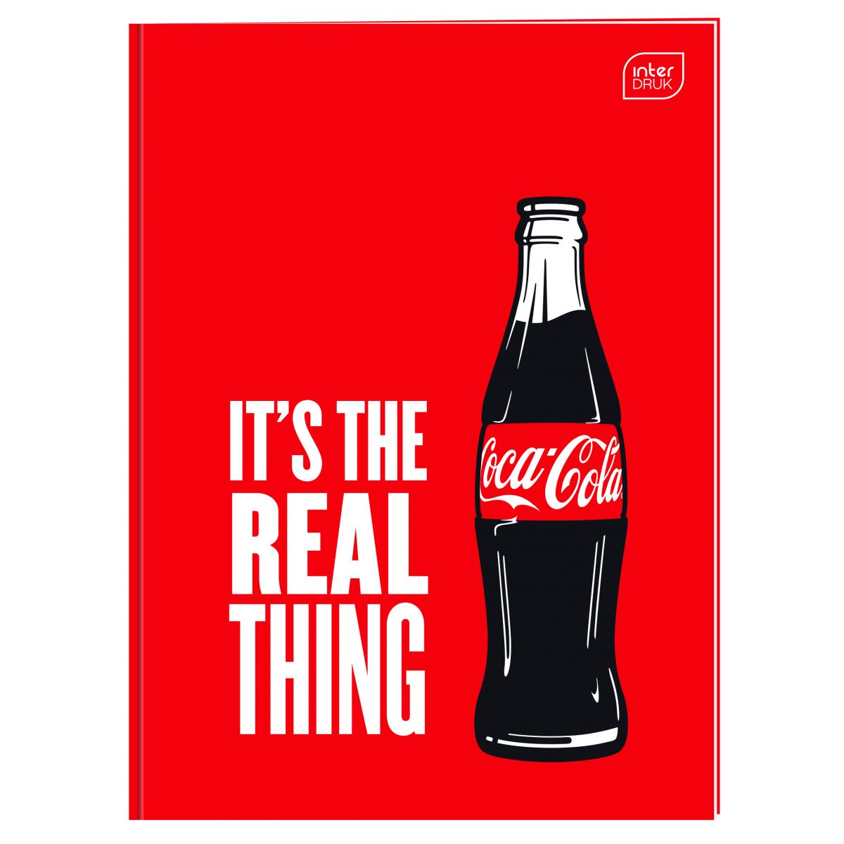 Zeszyt COCA COLA MAT+UV A4 32k. 70g krata Interdruk