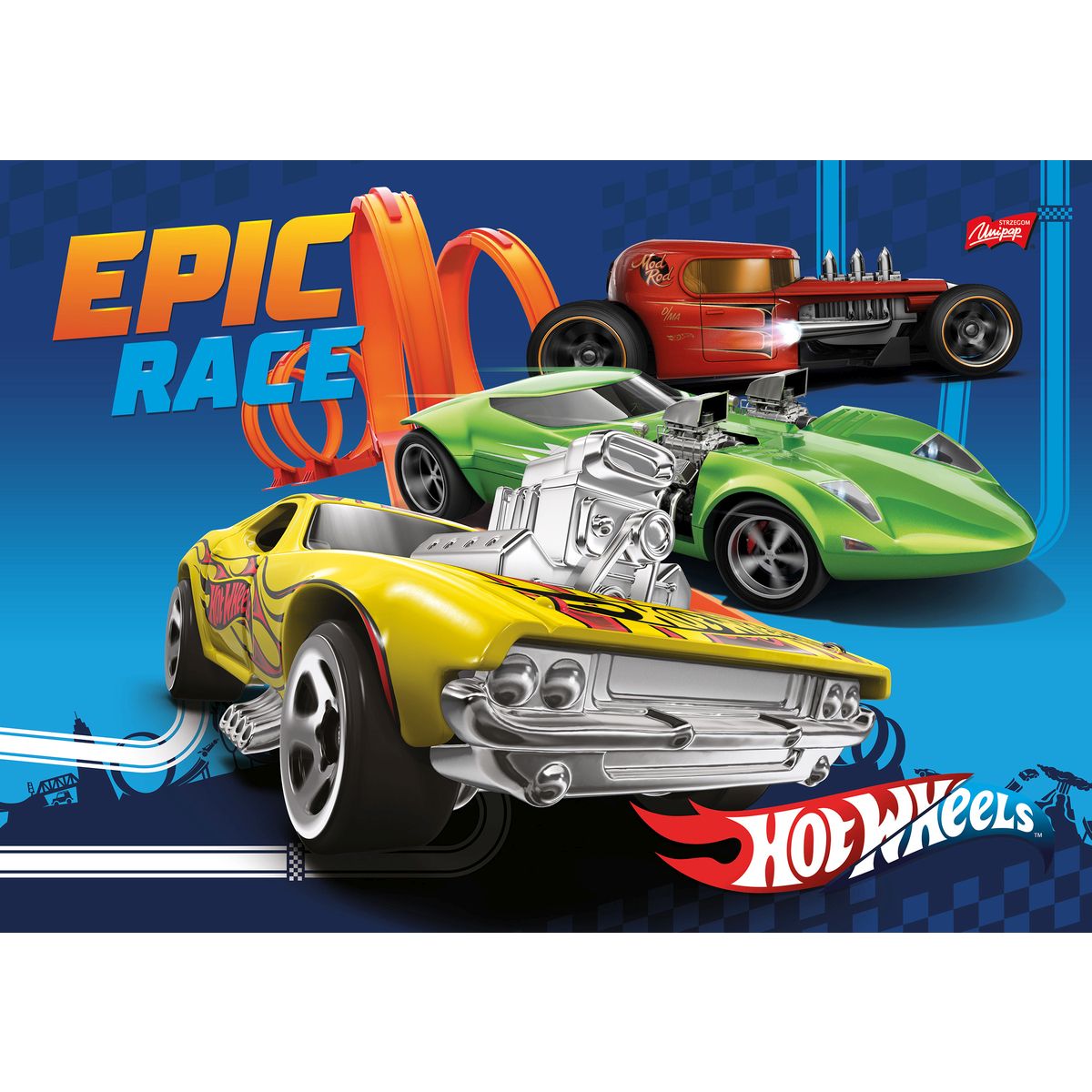 Podkład na biurko Unipap Hot Wheels mix tektura (5903235110696)