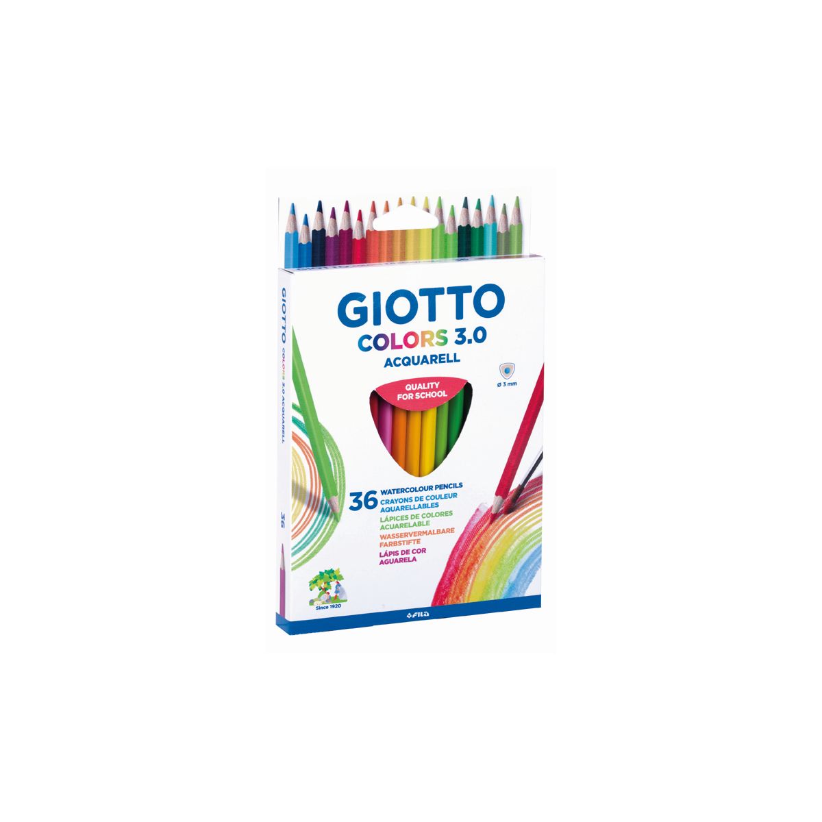 Kredki akwarelowe Giotto Colors 3.0 Aquarell 36 kol. (277300)