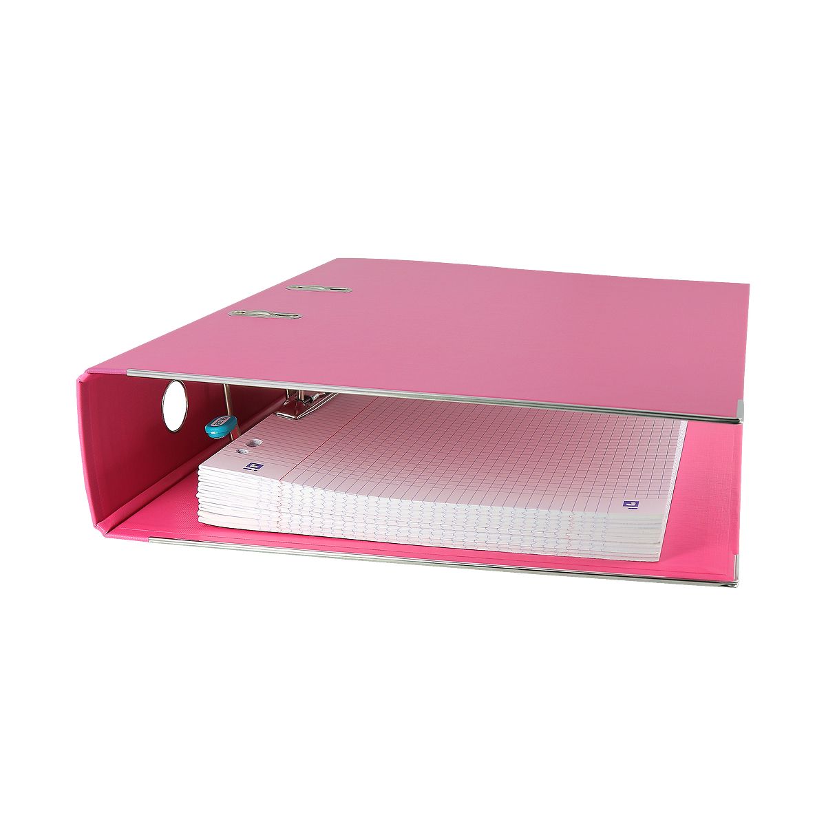 Segregator dźwigniowy 8 cm Pro+ A4 80mm różowy Elba (100023300)