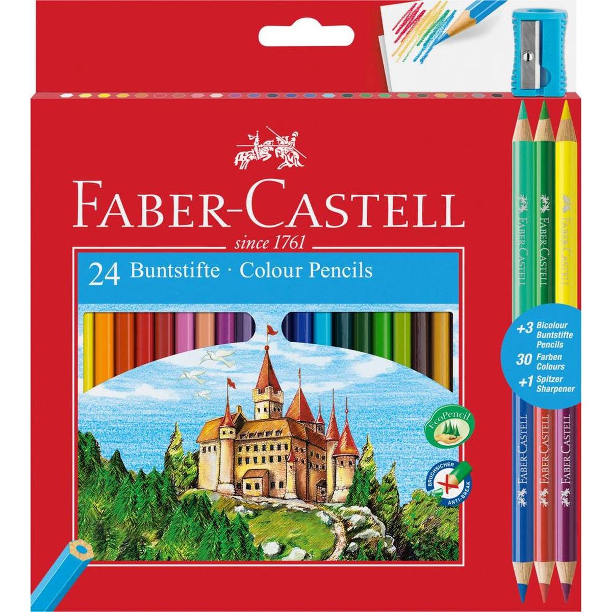 Kredki ołówkowe Faber Castell 24 kol. (110324)