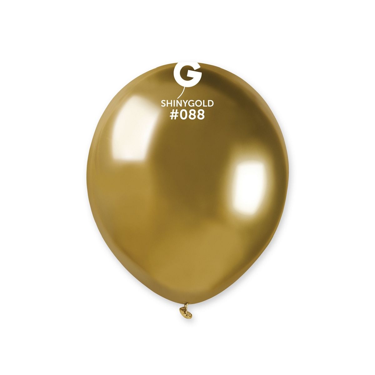 Balon gumowy Godan shiny 50 szt. złoty 5cal (AB50/88)