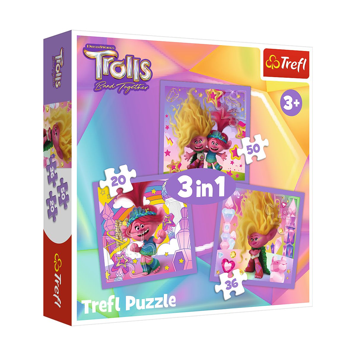 Puzzle Trefl Poznaj wesołe Trolle (34870)