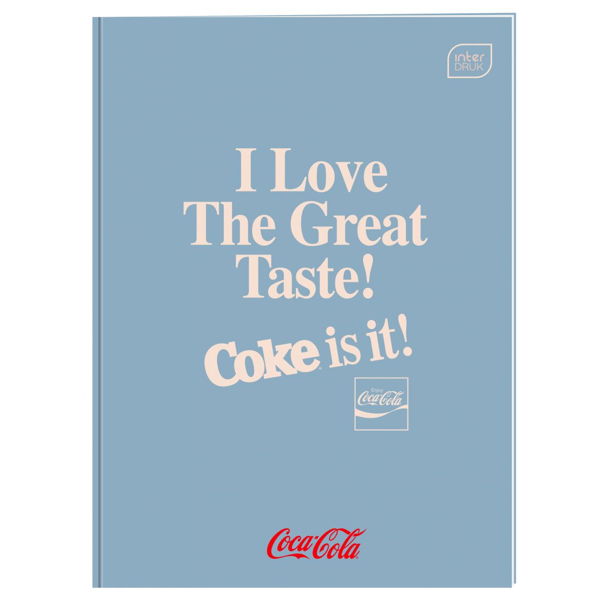 Zeszyt HYBRID COCA COLA A4 60k. 70g krata Interdruk