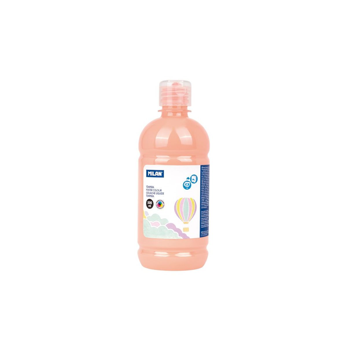 Farba tempera pastelowa kolor: pomarańczowy 500ml 1 kolor. Milan (03622P)