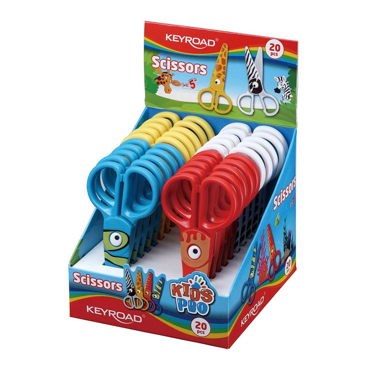 Nożyczki Keyroad Plastikowe Kids Pro 13cm (KR971406)