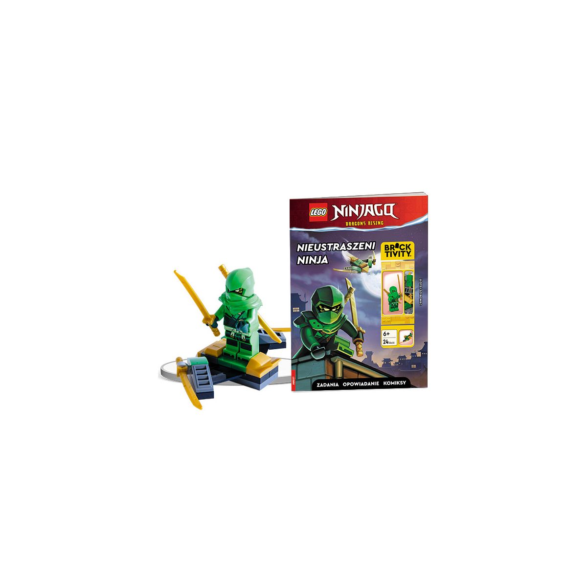 Książeczka edukacyjna Ameet LEGO® NINJAGO®. Nieustraszeni NINJA LNC 6728 P1