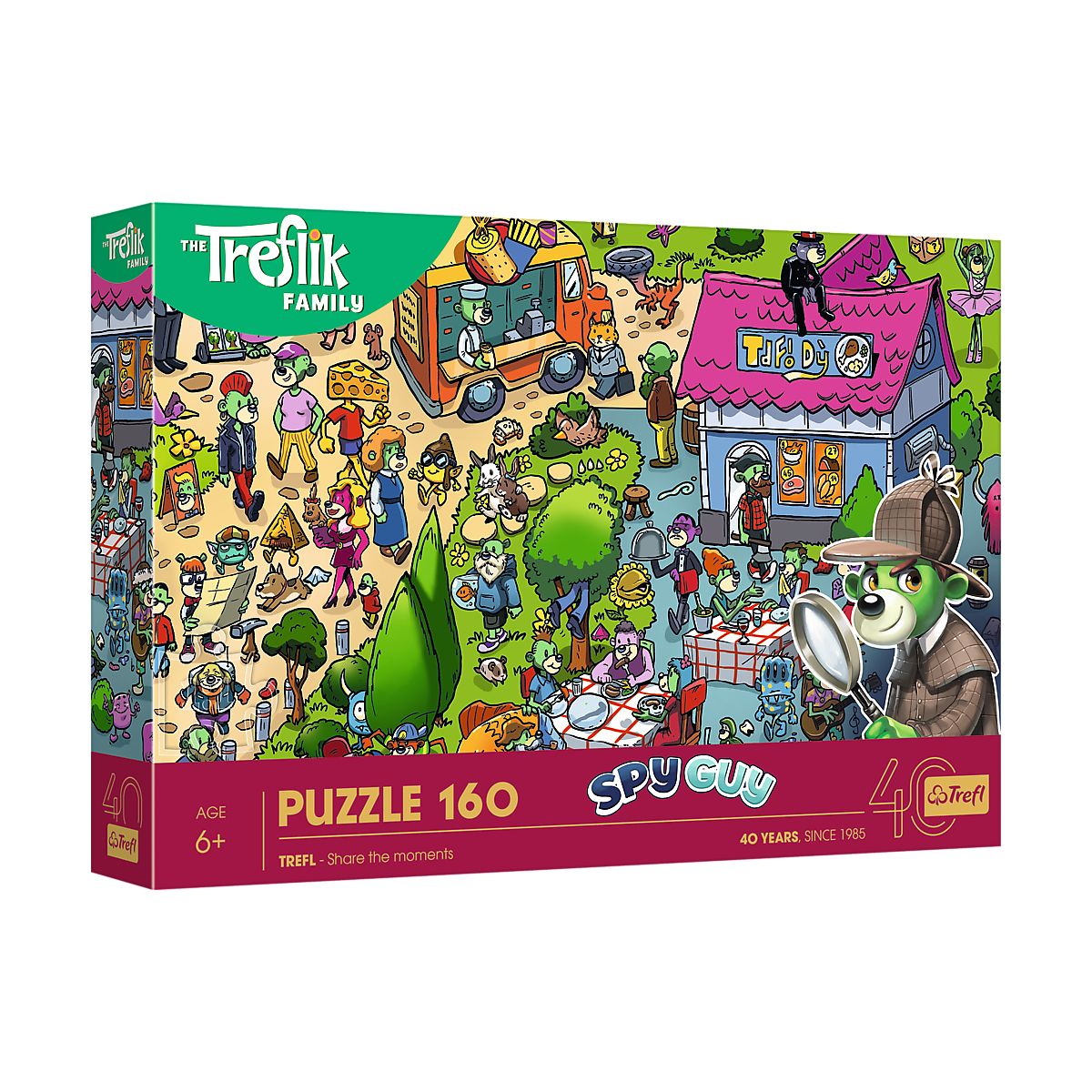 Puzzle Trefliki celebrują 160 el. Trefl (40052)