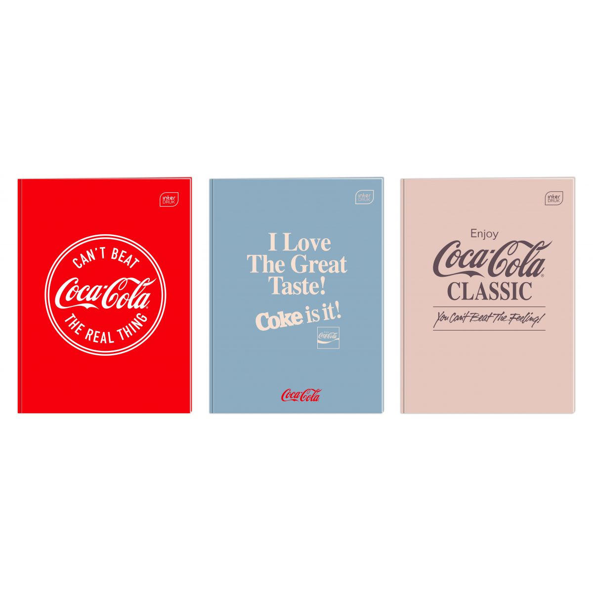 Zeszyt HYBRID COCA COLA A4 60k. 70g krata Interdruk