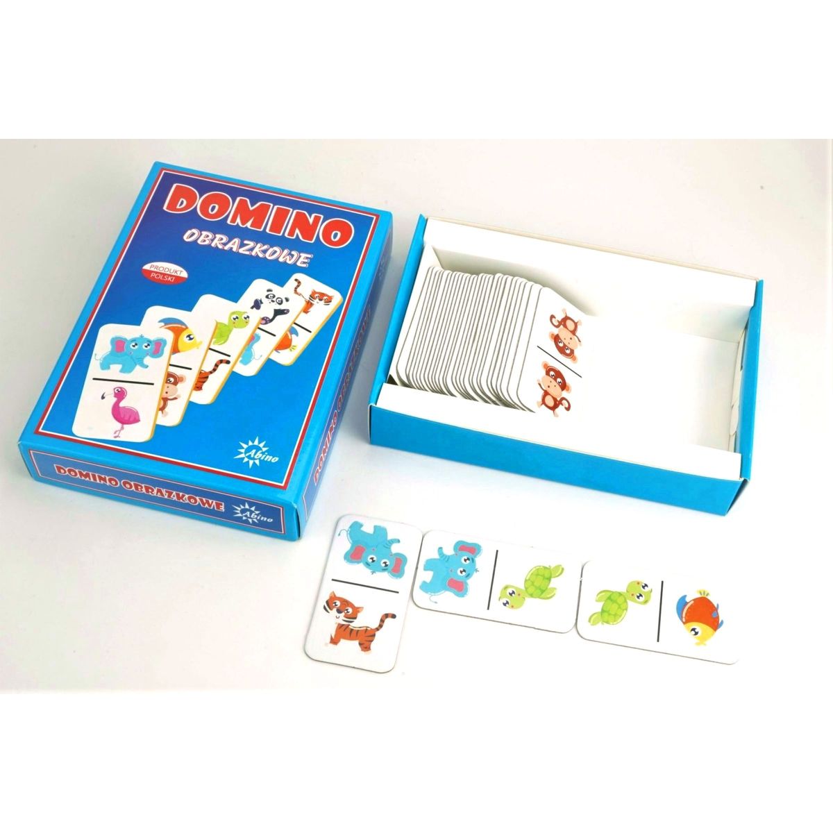 Gra logiczna owoce Zwierzęta Domino Abino