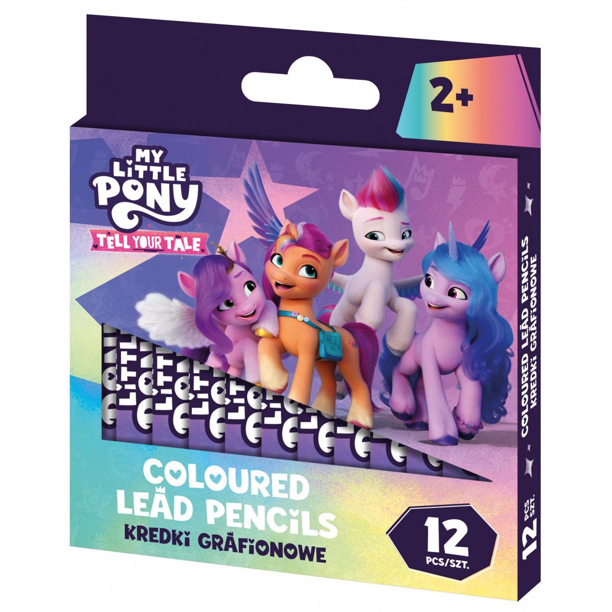 Kredki świecowe Astrapap My Little Pony grafinowe 12 kol. (316024054)