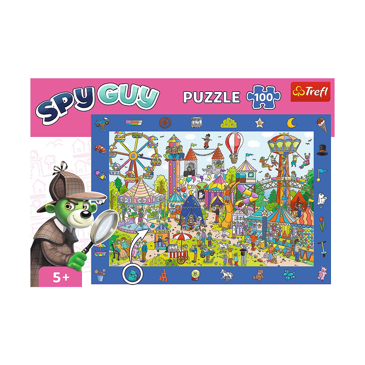 Puzzle Trefl Spy Guy - Wesołe Miasteczko (15592)