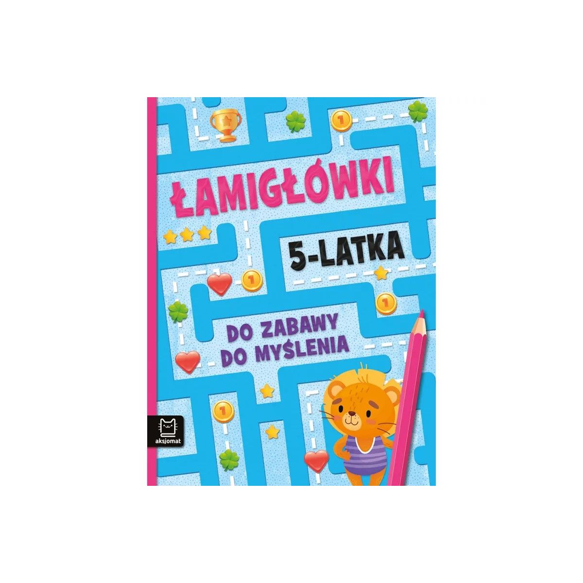 Książka dla dzieci Łamigłówki 5-latka. Do zabawy do myślenia