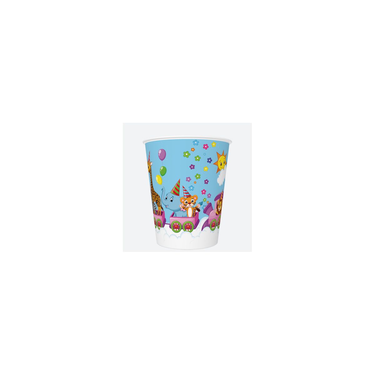 Kubek jednorazowy Pol-mak daisy papier 250ml (01)